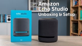 Amazon Echo Studio unboxing amp setup [upl. by Adnopoz]