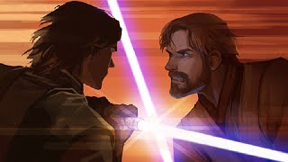 Star Wars III  Anakin vs Obi Wan Soundtrack Film and complete version [upl. by Nagard]