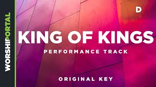 King of Kings  Original Key  D  Performance Track [upl. by Alrac]