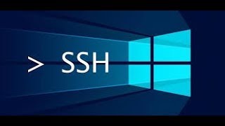 Install openSSH server on Windows 10 [upl. by Champagne]