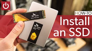 How to Install An SSD in a PC [upl. by Kcirrez139]