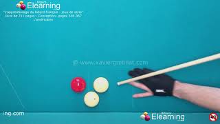 Billard français  Billiard ELearning  livre 19  348367  laméricaine [upl. by Ylatan]