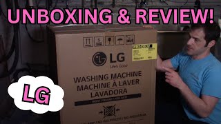 First Look LG WM3400CW Unboxing and taking it Apart [upl. by Nels726]