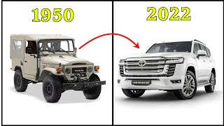 Evolution of Toyota Land cruiser 19502022 [upl. by Amikan648]