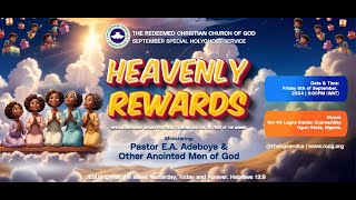 RCCG SEPTEMBER 2024 HOLY COMMUNION SERVICE  HEAVENLY REWARDS [upl. by Hussar]