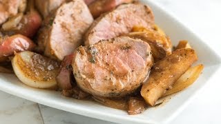 Perfect Pork Tenderloin with Apples Recipe [upl. by Hindorff]