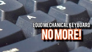 How To Quiet Down ANY Mechanical Keyboard [upl. by Posehn]