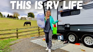 REALISTIC DAY IN THE LIFE fulltime RV living [upl. by Blunk]