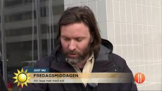 Niklas Ekstedt lagar utsökt mat med eld  Nyhetsmorgon TV4 [upl. by Waki]