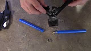 PEX Fitting  How To Install [upl. by Yoo161]