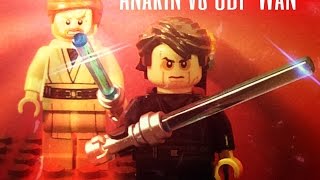 Lego Star Wars Anakin vs ObiWan [upl. by Ewens]