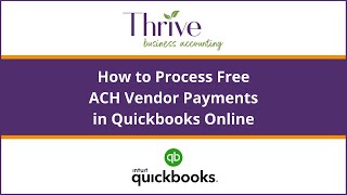 How to Process Free ACH Vendor Payments in QuickBooks Online with Melio [upl. by Selyn]