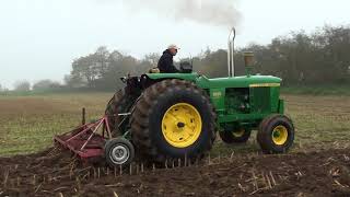 John Deere 5020 cultivating 611 [upl. by Aehtla]