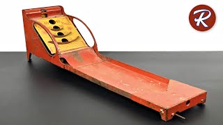 1940s SkeeBall Game Restoration  Wyandotte Skip Ball [upl. by Eirellam222]