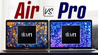 M1 MacBook Air vs M1 MacBook Pro  Full Comparison [upl. by Cowden]