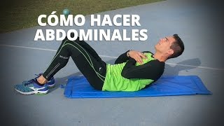 Cómo hacer abdominales de la manera correcta [upl. by Ikkaj567]