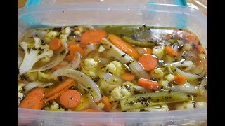 Escabeche  Verduras en Escabeche [upl. by Qulllon356]