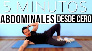 Ejercicios de ABDOMINALES Para PRINCIPIANTES en CASA [upl. by Emmanuel]