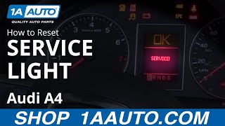 How to Reset Service Light 0409 Audi A4 [upl. by Spearing]