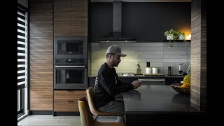 Our Modern Black Kitchen Remodel amp Design Smart Home Kitchen [upl. by Lybis550]