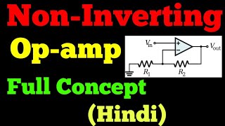 non inverting op amp hindi [upl. by Linker149]