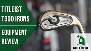 Titleists LONGEST EVER iron  Titleist T300 Iron Golfalot Review [upl. by Hedveh]