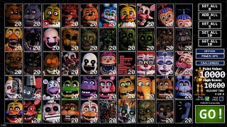 FNAF UCN 5020 MODE COMPLETED [upl. by Laddy322]