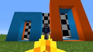 How small can you get in NonEuclidean Minecraft [upl. by Iramaj705]