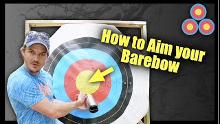 How to Aim while Shooting Barebow Archery [upl. by Eiloj]