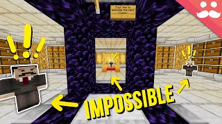 Making an Impossible Base in Minecraft [upl. by Dedie]