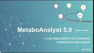 MetaboAnalyst 50  Statistical Analysis Multivariate analysis [upl. by Jocelyne]