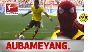 PierreEmerick Aubameyang  The Bundesliga Superhero [upl. by Natalina]