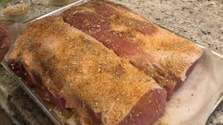 HOW TO MAKE PORK LOIN ROAST IN THE OVEN [upl. by Ahseyt]