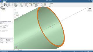 Creating Geometry Using ANSYS SpaceClaim [upl. by Karalee629]