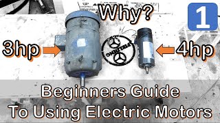 Ultimate Beginners Guide to Using Electric Motors for Makers and DIY Projects 068 [upl. by Royce]