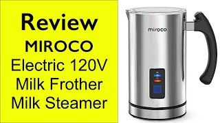 Review Miroco Milk Frother  How to make froth milk at home [upl. by Ttemme]