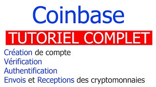 Comment Créer un PortefeuilleCompte Bitcoin COINBASE [upl. by Bernetta]