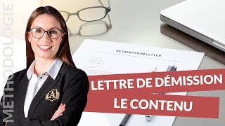 Comment faire une lettre de démission  Le contenu  Méthodologie  digiSchool [upl. by Ayom767]