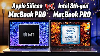 M1 MacBook PRO vs Intel MacBook PRO ULTIMATE Comparison [upl. by Eddana53]