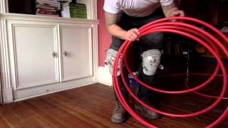 Tip to unroll pex flexible tubing [upl. by Ortensia]