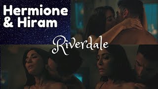 Riverdale Season 4 Episode 6  Hermione and Hiram Kissing Scene [upl. by Lenna363]