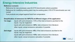 GHG emission calculations for Energy Intensive Industries – Presentation by JRC [upl. by Awad]