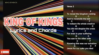 King of Kings Lyrics and Chords Hillsong Worship [upl. by Verlie]