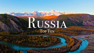 Top 10 Places To Visit In Russia  4K Travel Guide [upl. by Hospers]