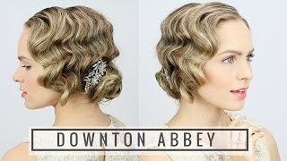 1920s Finger Wave Updo [upl. by Georges]