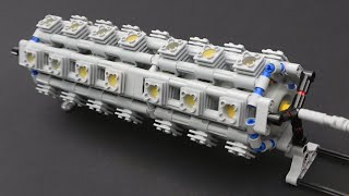 Build amp Test Lego Engines V8 U12 H16 X24 multirowradial42 S100 [upl. by Amlet185]