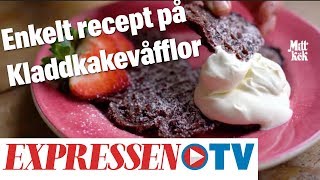 Våffeldagen Så gör du en våffla och kladdkaka i ett [upl. by Burke446]