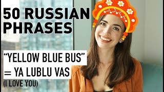 50 COMMON PHRASES IN RUSSIAN BASIC RUSSIAN [upl. by Ybocaj825]