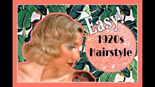 Easy 1920s hairstyle [upl. by Romeu]