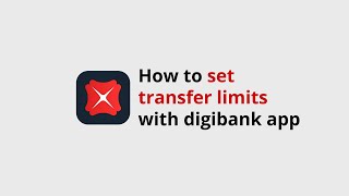 DBS digibank app – How to set transfer limits [upl. by Airdnat905]